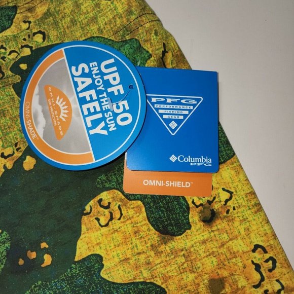 Columbia PFG Shorts Offshore II Board Swim Trunks Dorado Camo 40 x 9 NWT PLUS... - Picture 8 of 10